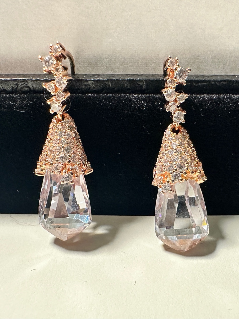 Kendra Scott Becky Drop Earrings in Rose Gold